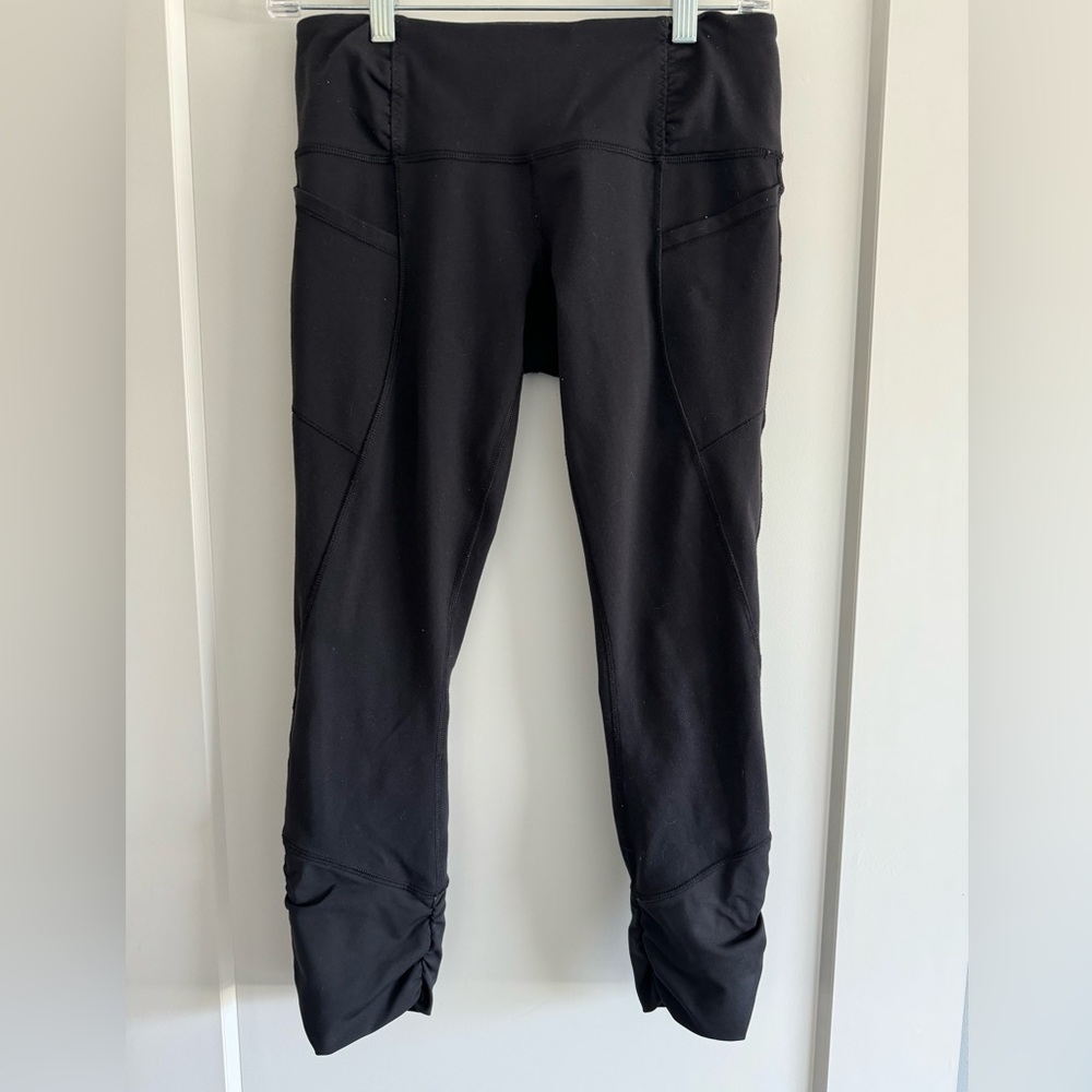 Lululemon Align Leggings 25" Black Yoga Pants Size 6 Nulu Fabric